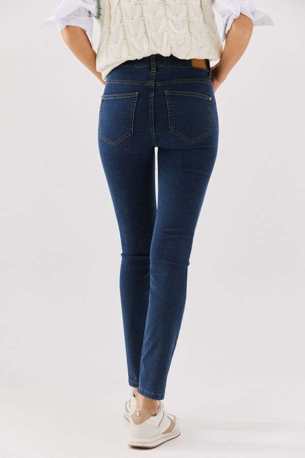 Cortefiel Cigarro jacquard sensational fit Azul