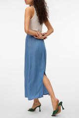 Vero Moda Falda larga fluida denim Azul