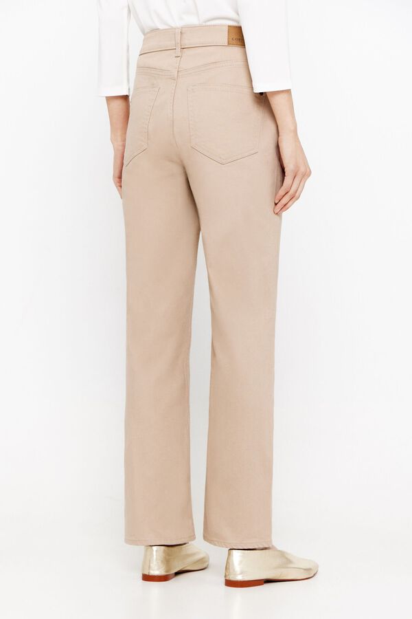 Cortefiel Pantal&oacute;n recto color Marr&oacute;n