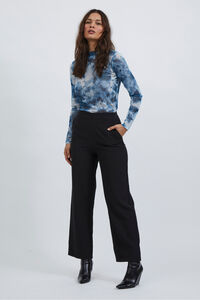 Vila Cal&ccedil;as de mulher wide leg cintura subida