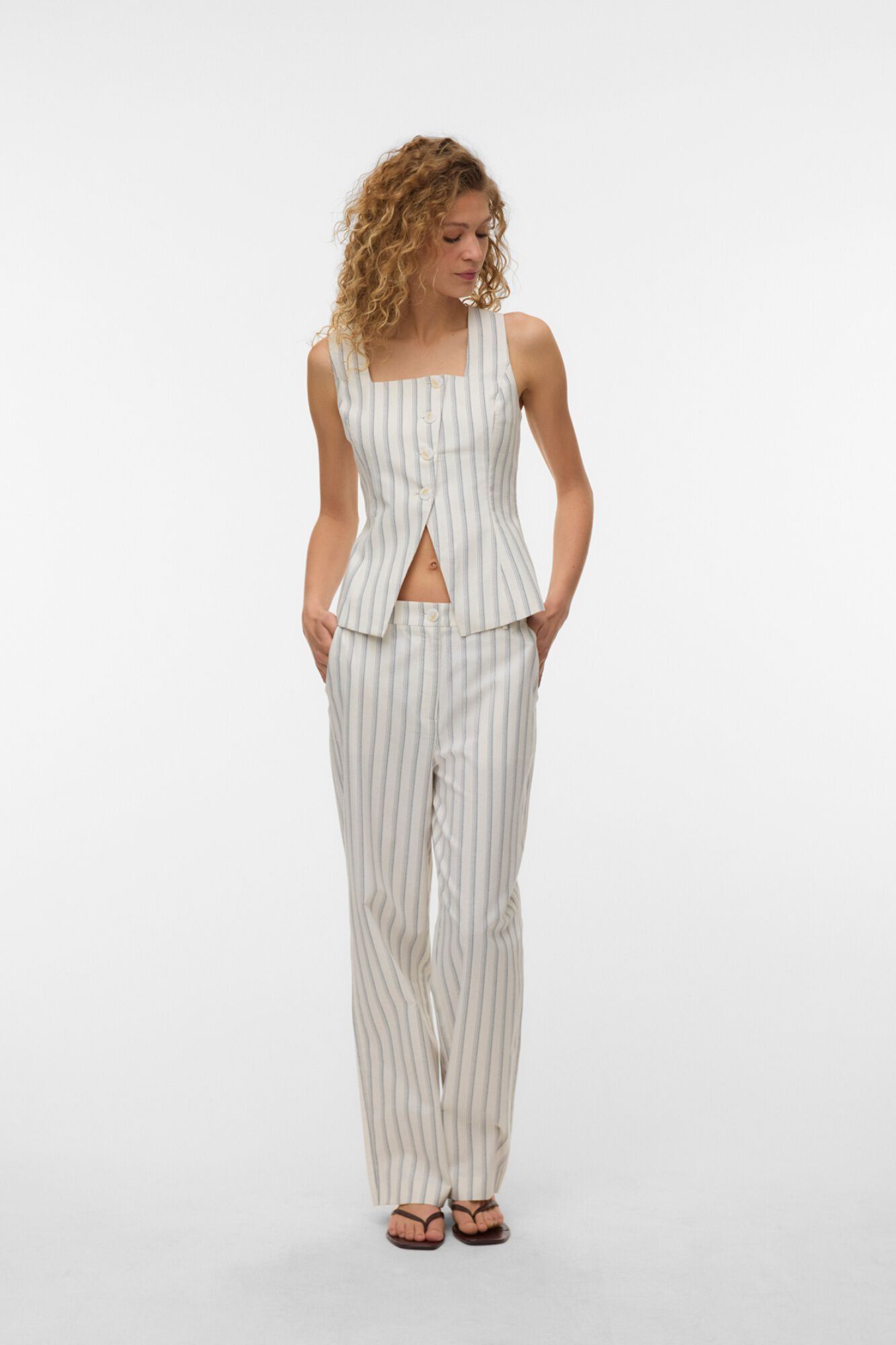 Vero Moda Cal&ccedil;a comprida estampada