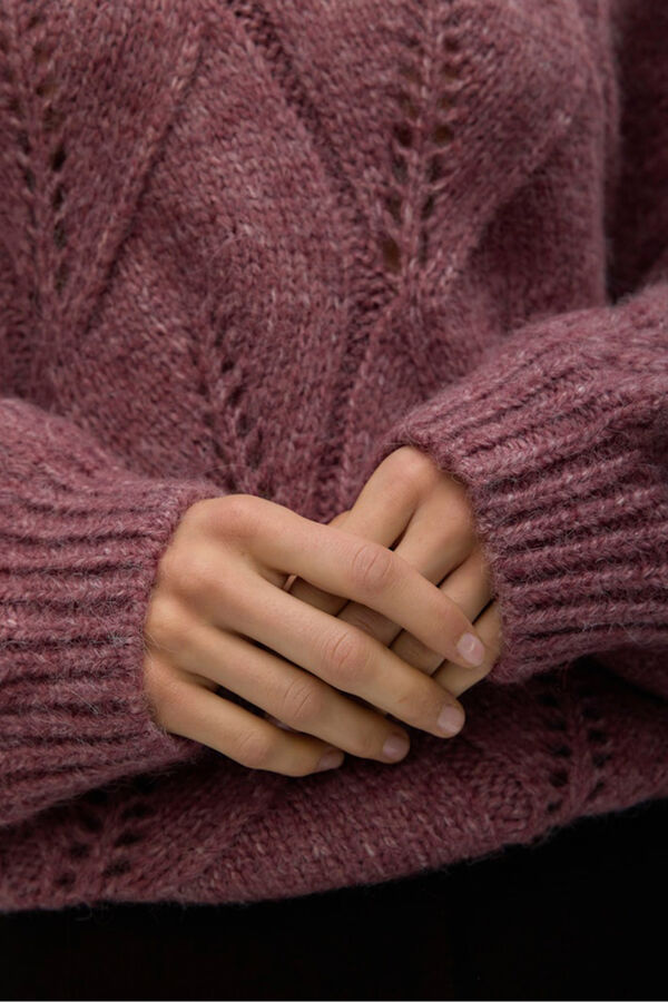 Vero Moda Jersey de manga abullonada Rosa