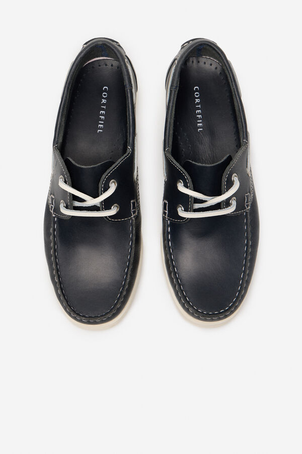Cortefiel Sapato n&aacute;utico Azul