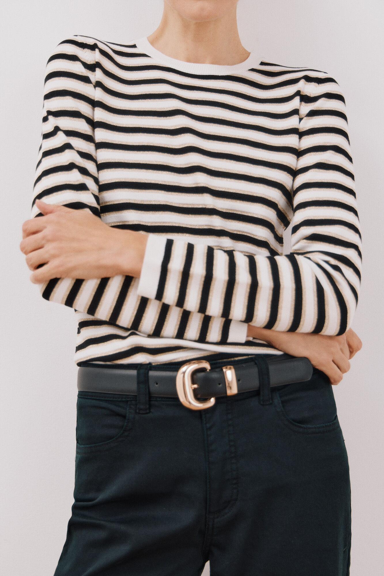 Cortefiel Camisola de malha riscas l&uacute;rex