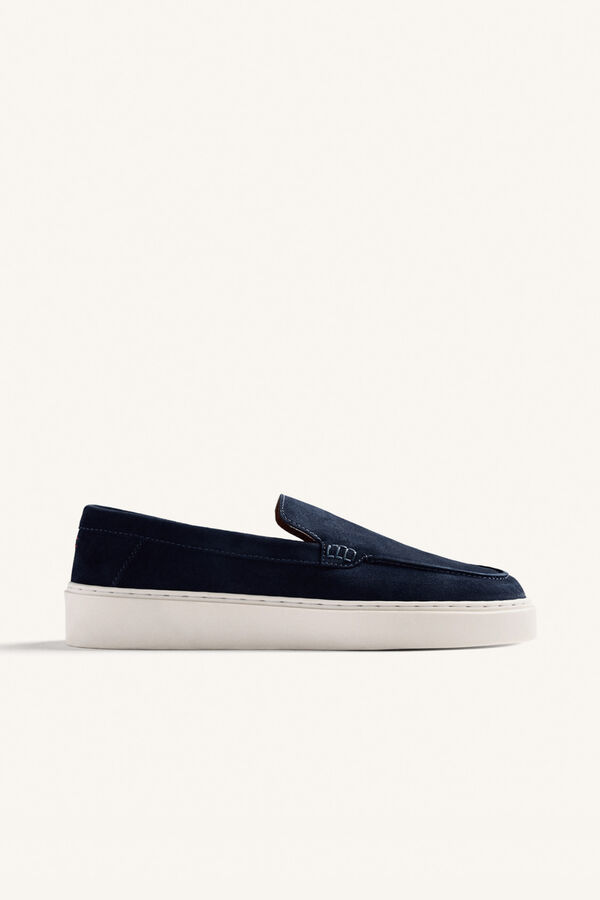 Gioseppo Mocasines de piel Azul marino