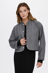 Vila Chaqueta bomber de pa&ntilde;o Gris