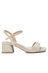 XTI Sandalia se&ntilde;ora textil Beige