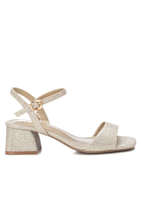 XTI Sandalia se&ntilde;ora textil Beige