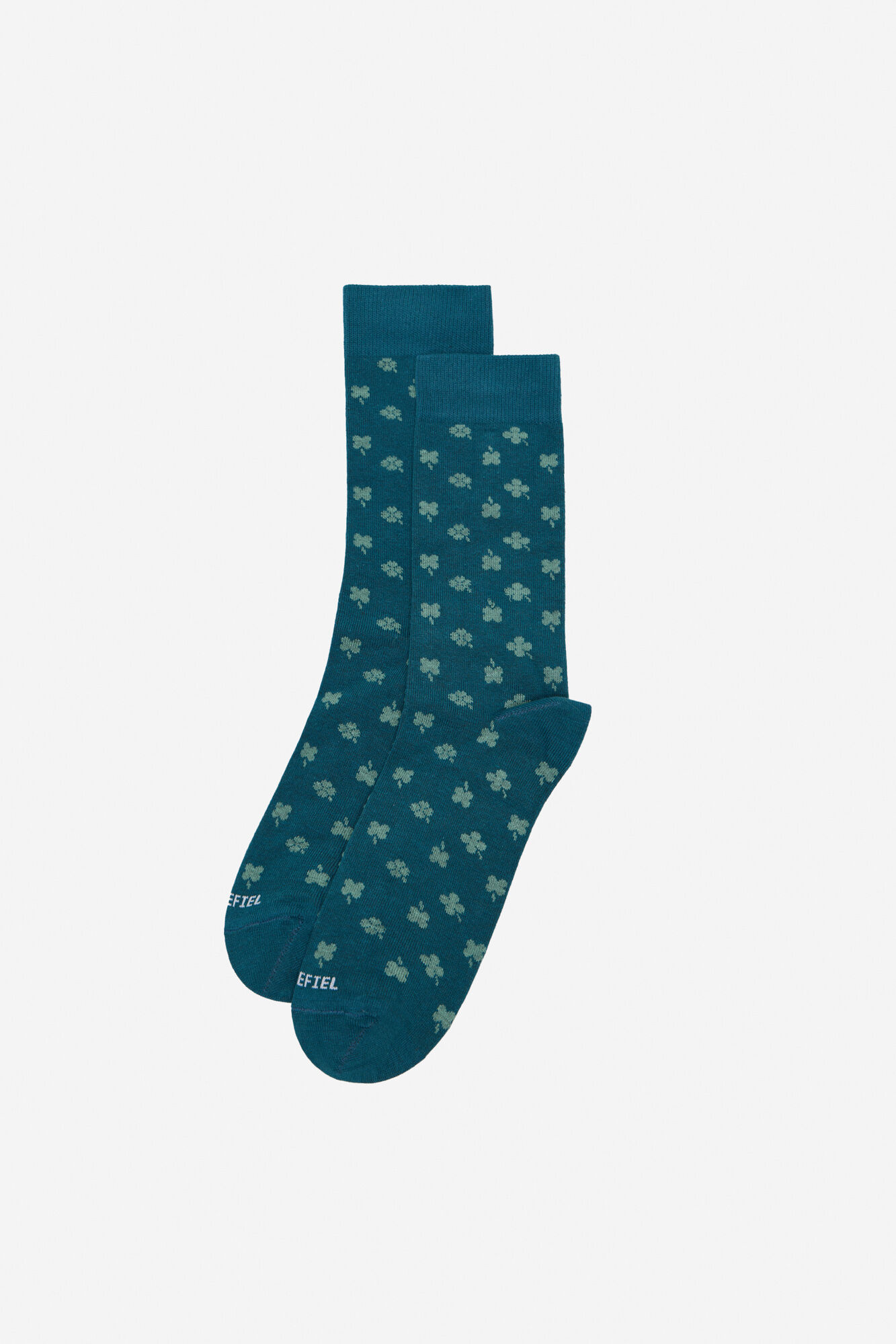 Cortefiel Calcetin dibujo trebol