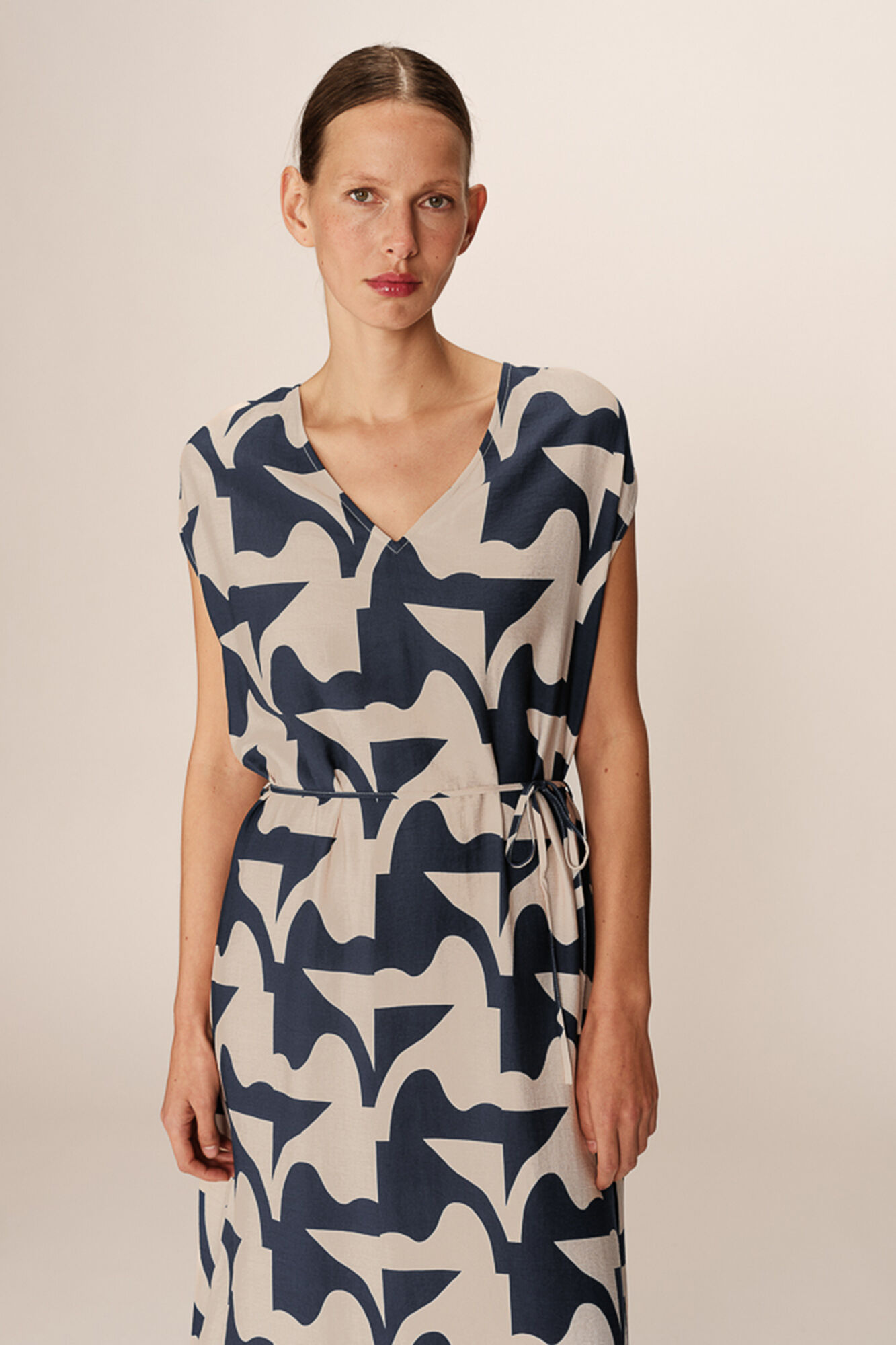 Grace & Mila Vestido longo com estampado geom&eacute;trica