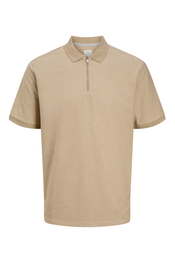 Jack & Jones Polo corte regular fit Castanho