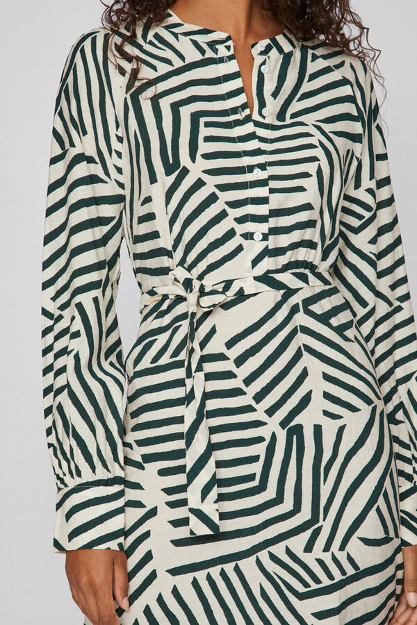 Vila Vestido estampado midi Multicolor