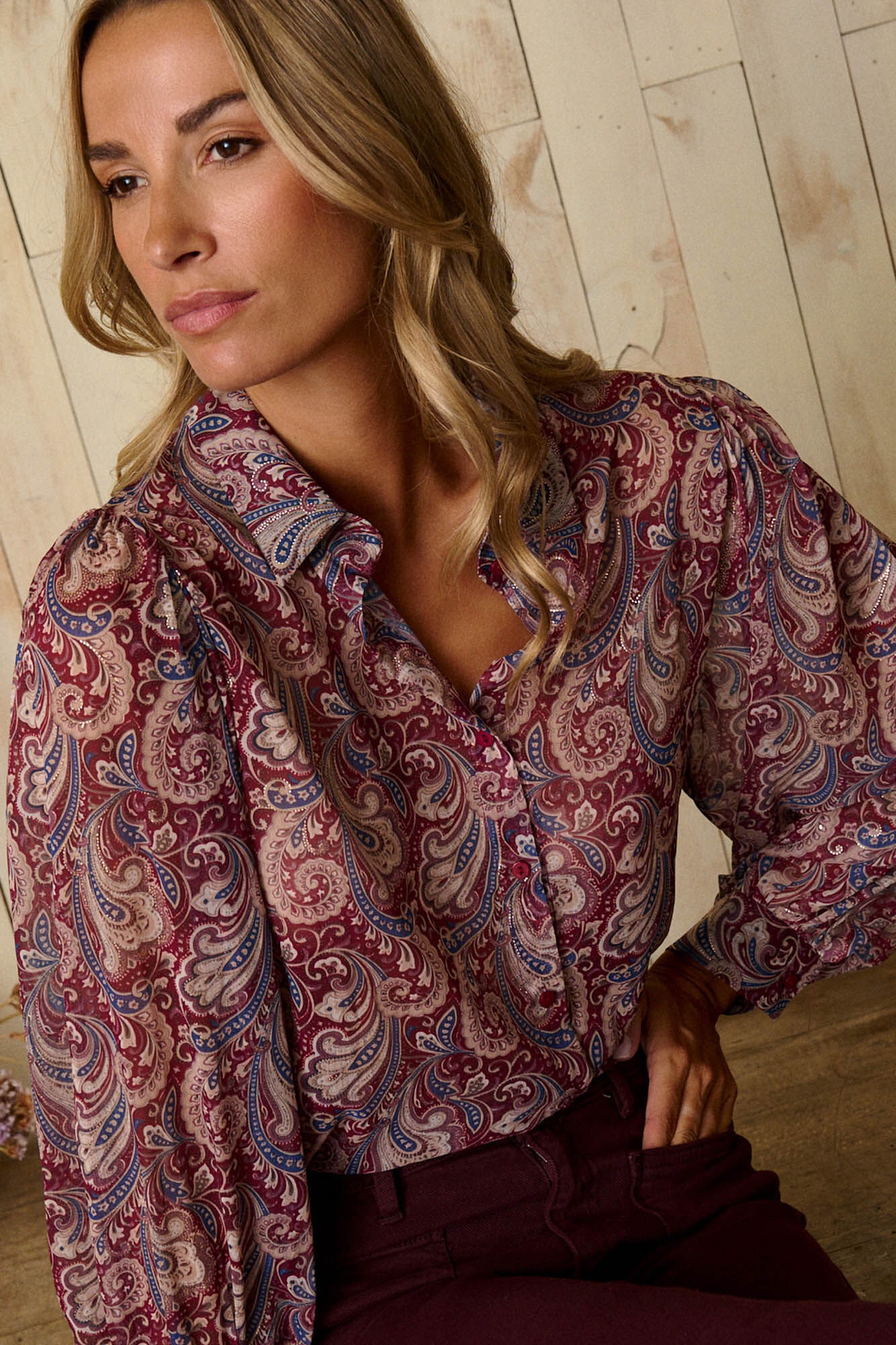 Pol&iacute;n Et Moi Camisa estampada Nicki