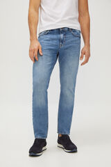 Cortefiel Jeans slim fit orgânico escuro Azul