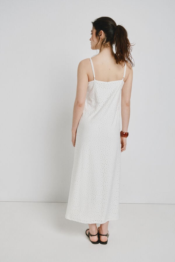 Vero Moda Vestido comprido de al&ccedil;as Branco