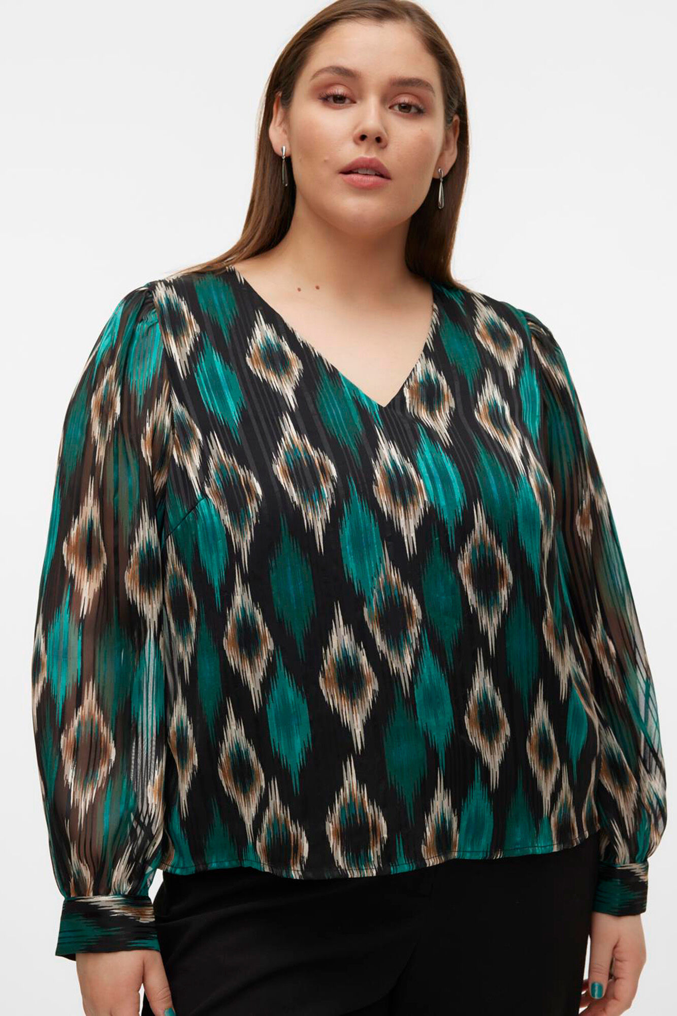 Vero Moda Curve Top de manga comprida tamanho grande