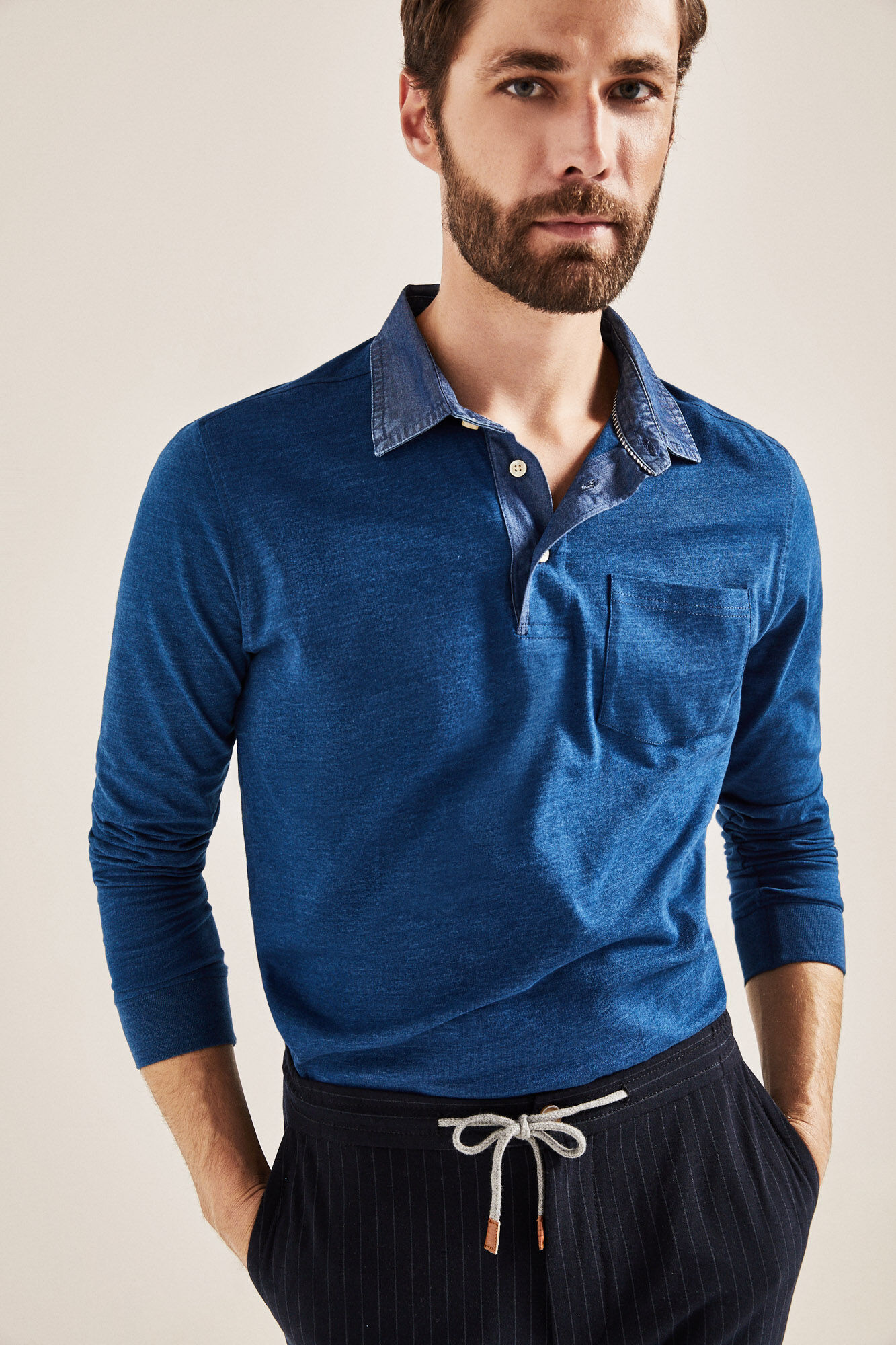 polos manga larga cortefiel