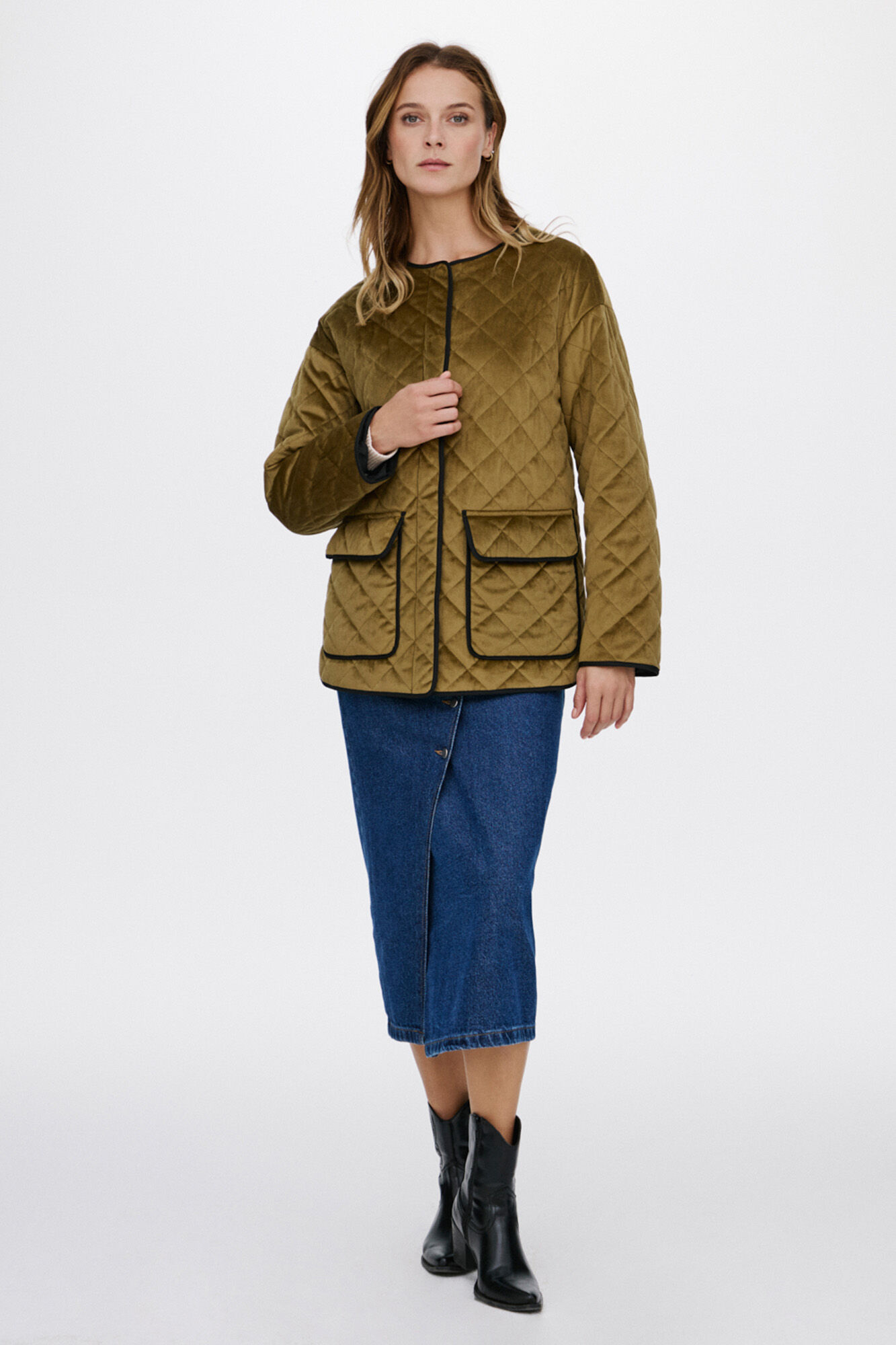 Vila Abrigo guateado acolchado