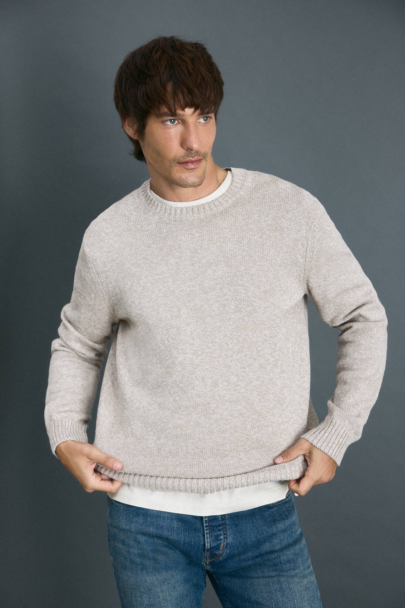 OOTO Jersey cuello redondo algod&oacute;n