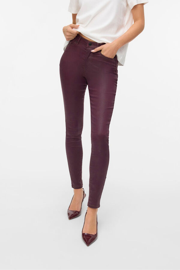 Vero Moda Jeans pitillo Morado