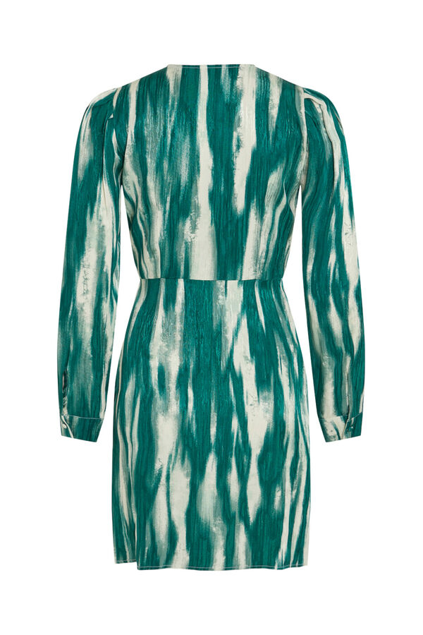 Vila Vestido curto estampado Cinzento