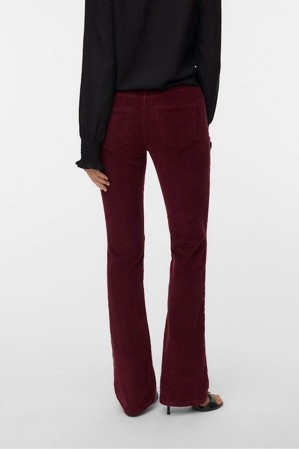 Vero Moda Pantal&oacute;n vaquero acampanado Rojo