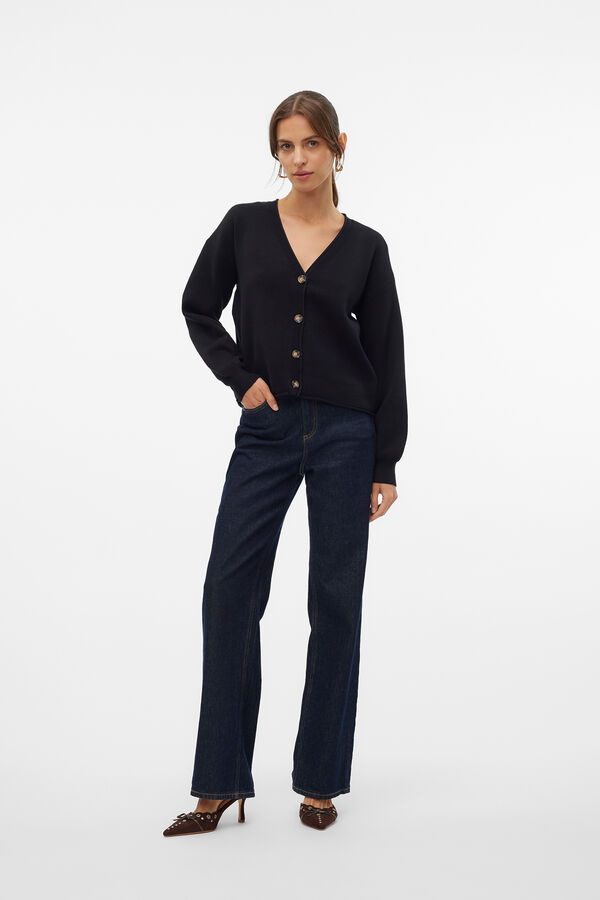 Vero Moda Casaco de malha  Preto