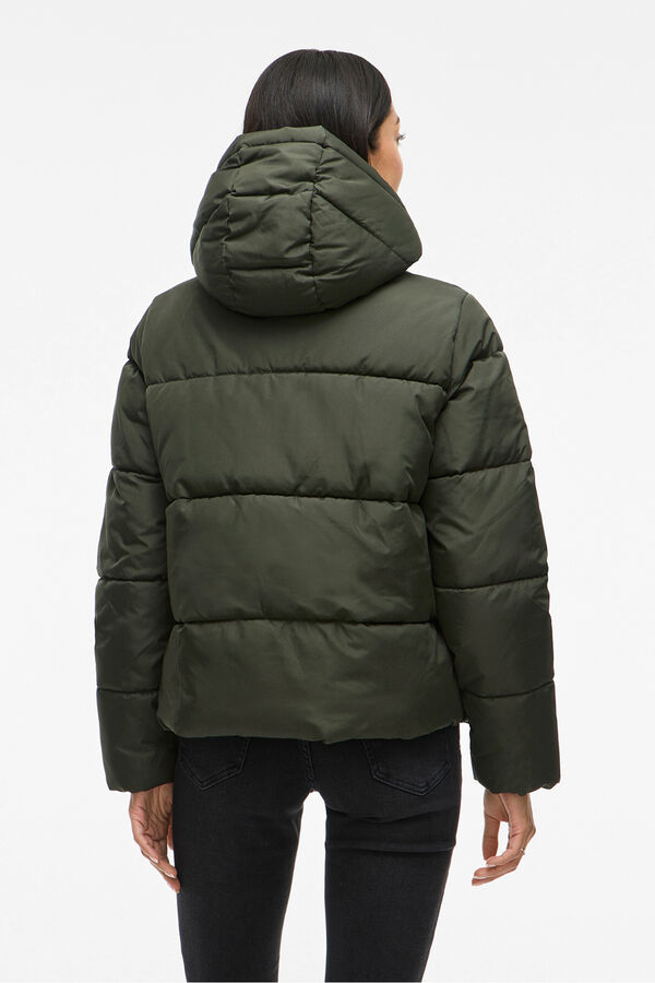 Vila Abrigo acolchado con capucha Verde