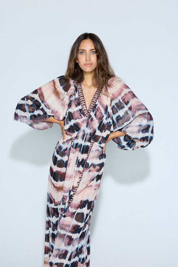 Slowlove Vestido largo estampado Multicolor