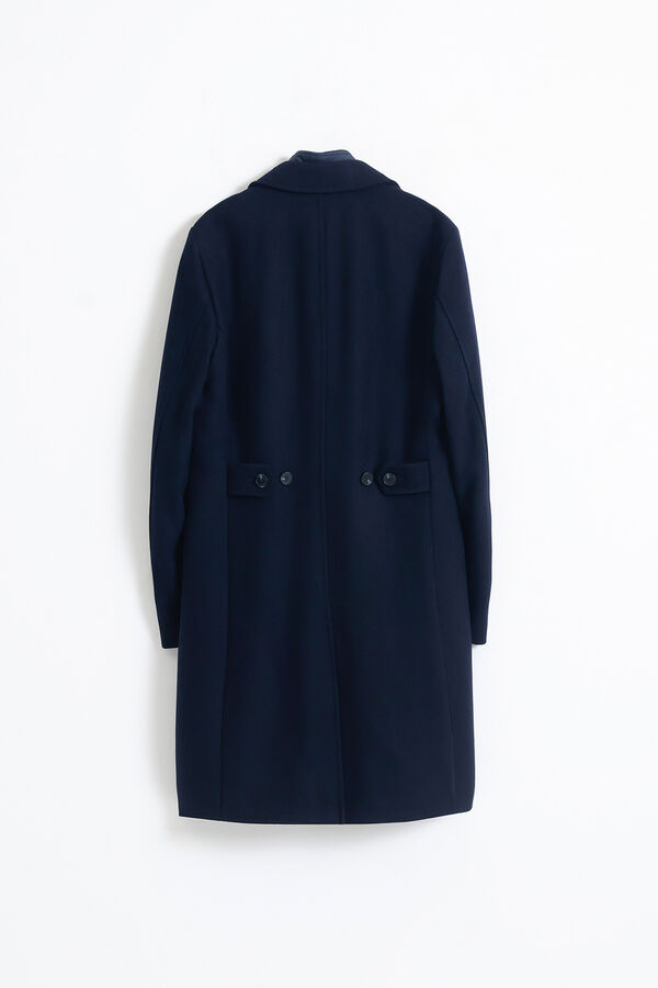 PuroEGO Abrigo cuello desmontable Azul marino