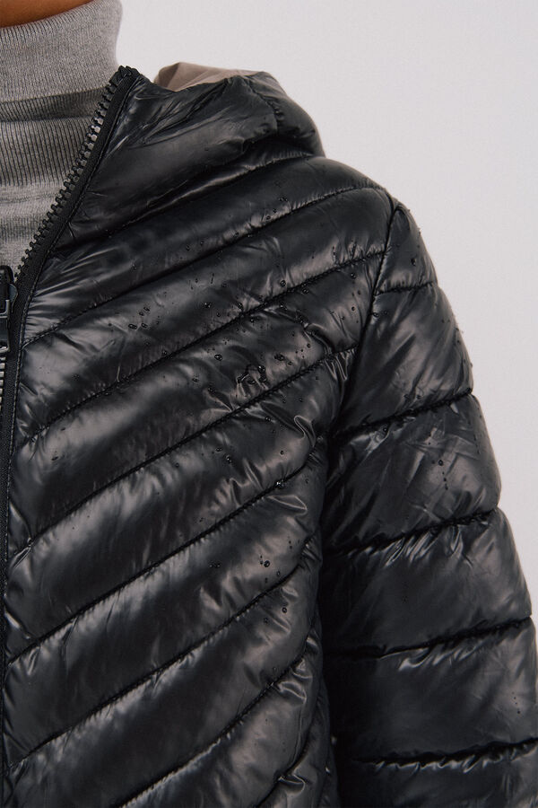 Cortefiel Anoraque revers&iacute;vel thermolite&reg; Preto