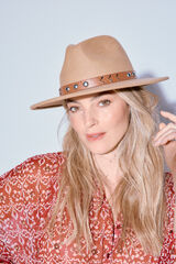 Slowlove Acabamento de chapéu Castanho