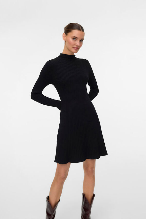 Vero Moda Vestido curto de malha Preto