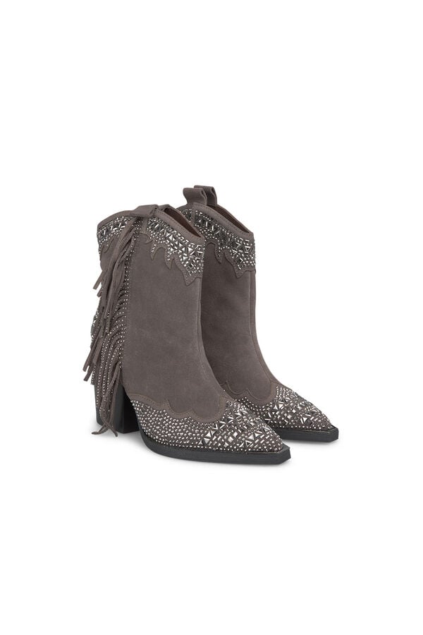 Alma en Pena Botins com franjas laterais Cinzento