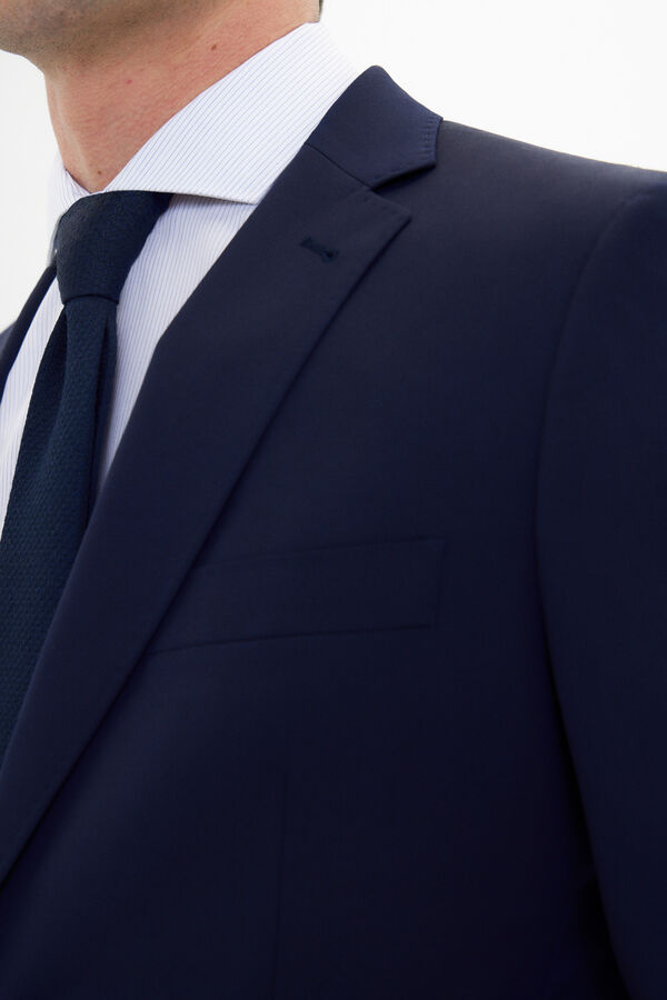 Cortefiel Americana lisa coolmax&reg; Azul marino