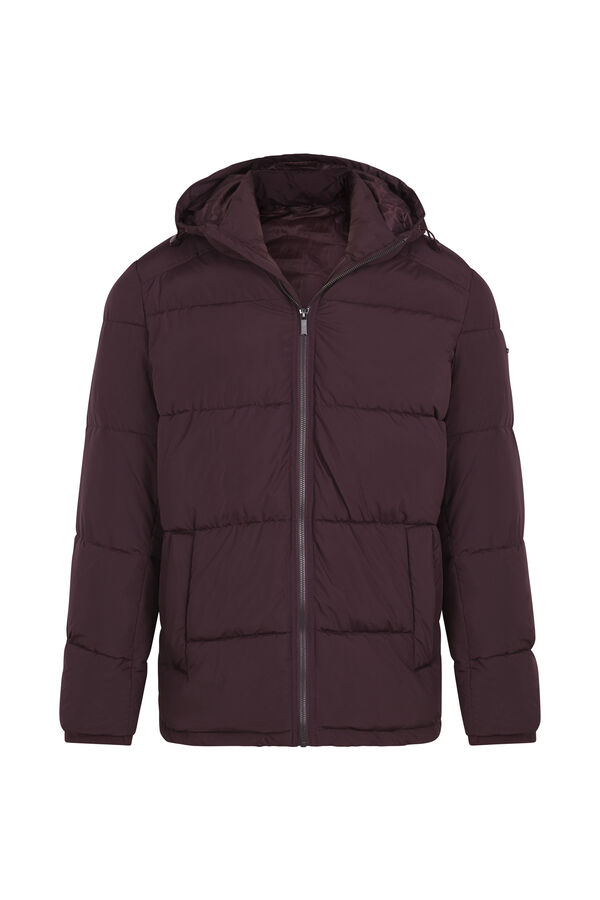 Cortefiel Cazadora acolchada Vino