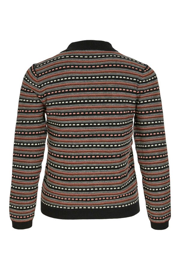 Vila Jersey con cuello polo Negro