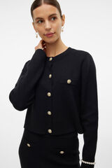 Vero Moda Cardigan com acabamento contrastante&nbsp; Preto