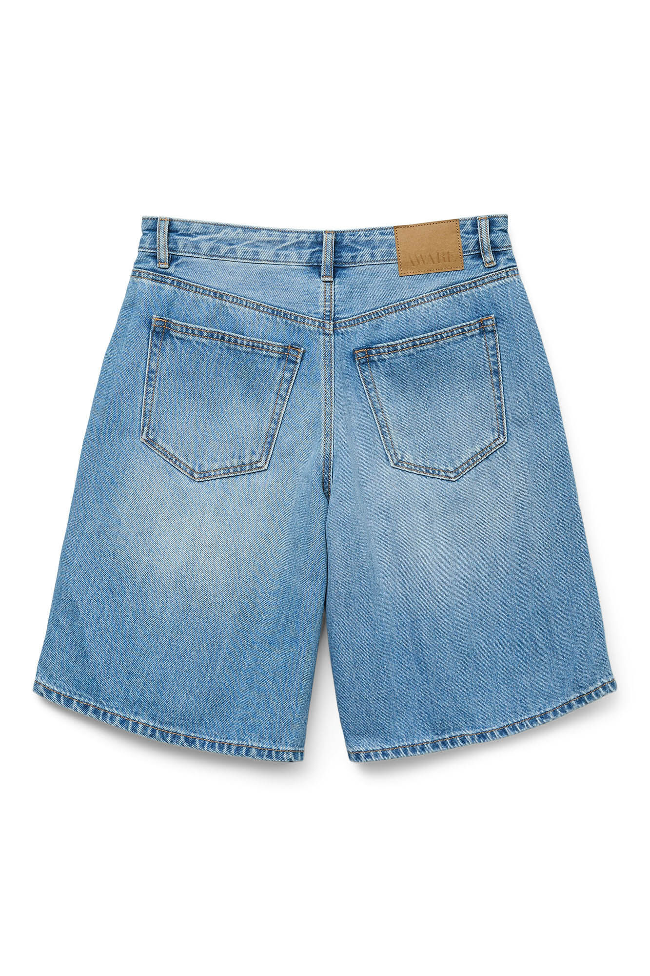 Vero Moda Bermuda denim corte alta