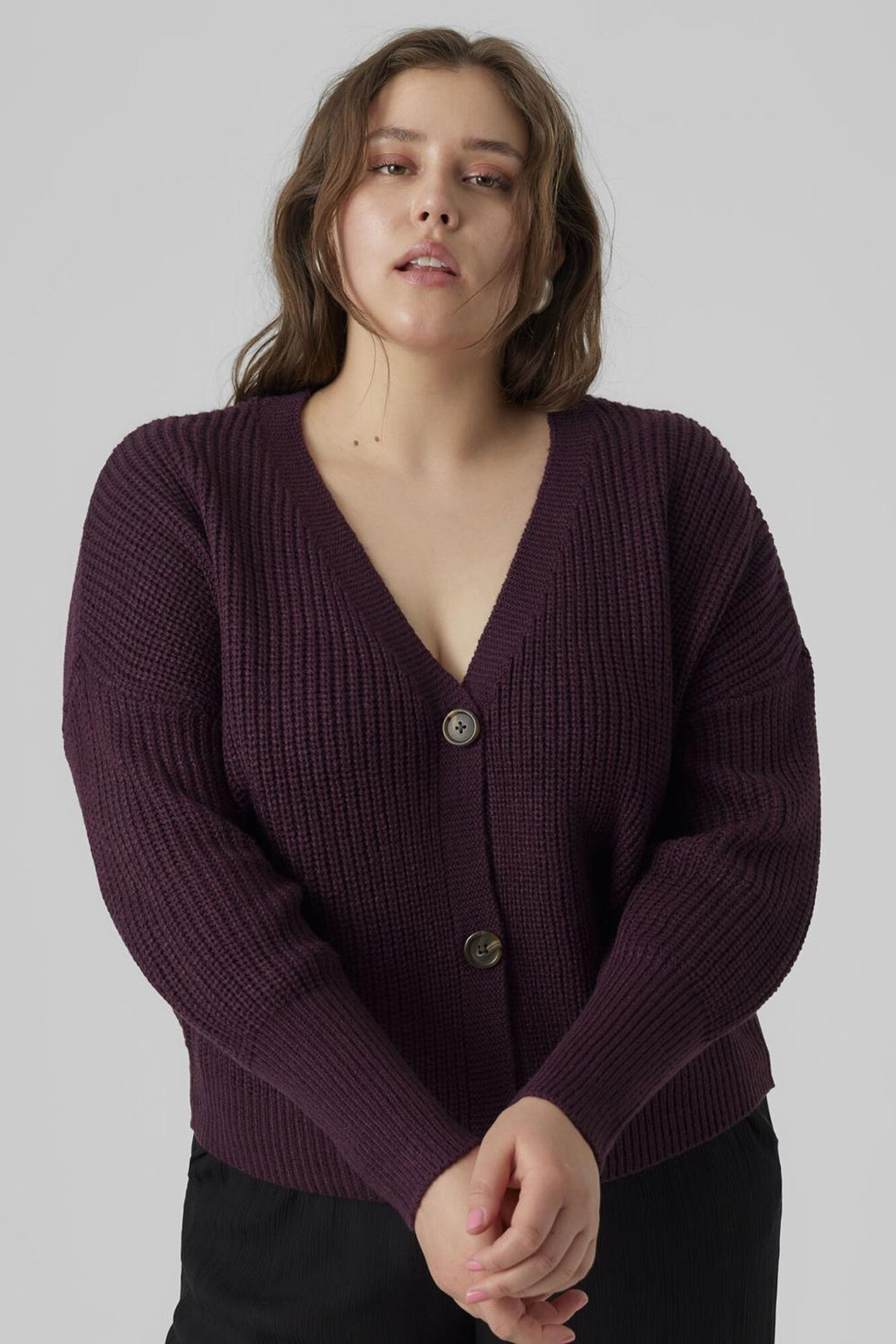 Vero Moda Curve Cardigan de malha malha plus size