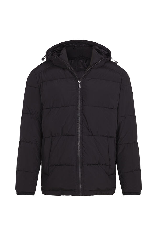 Cortefiel Blus&atilde;o acolchoado Preto