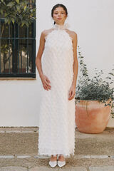 Pol&iacute;n Et Moi Vestido de noiva Dalia Branco
