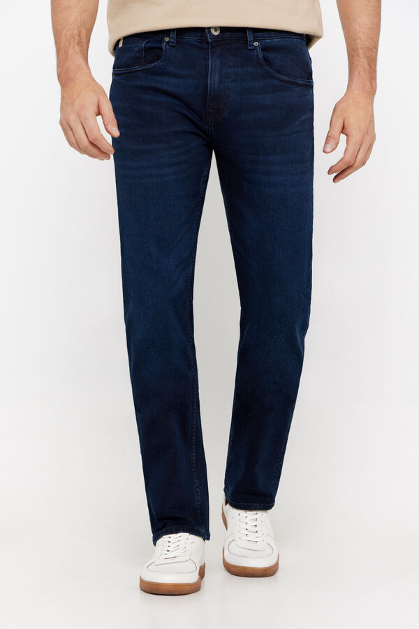 Cortefiel Pantal&oacute;n vaquero regular fit Azul marino