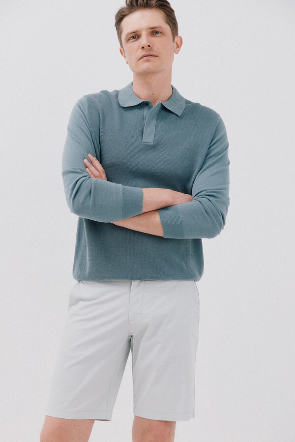 Cortefiel Bermuda chino Azul