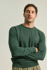 PuroEGO Jersey cuello redondo Verde