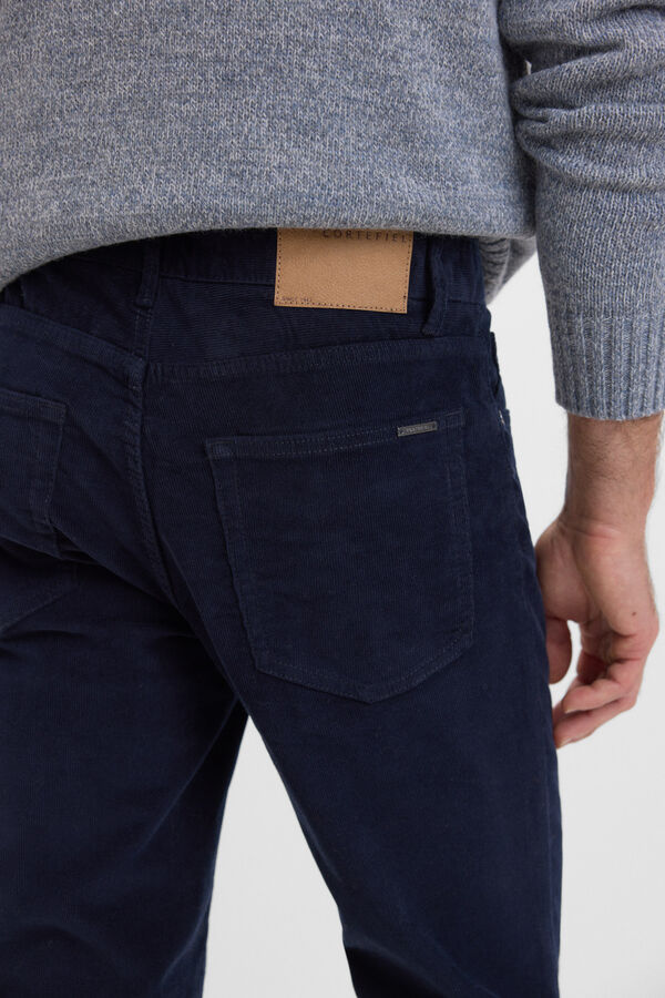 Cortefiel Cal&ccedil;as com 5 bolsos slim fit Azul