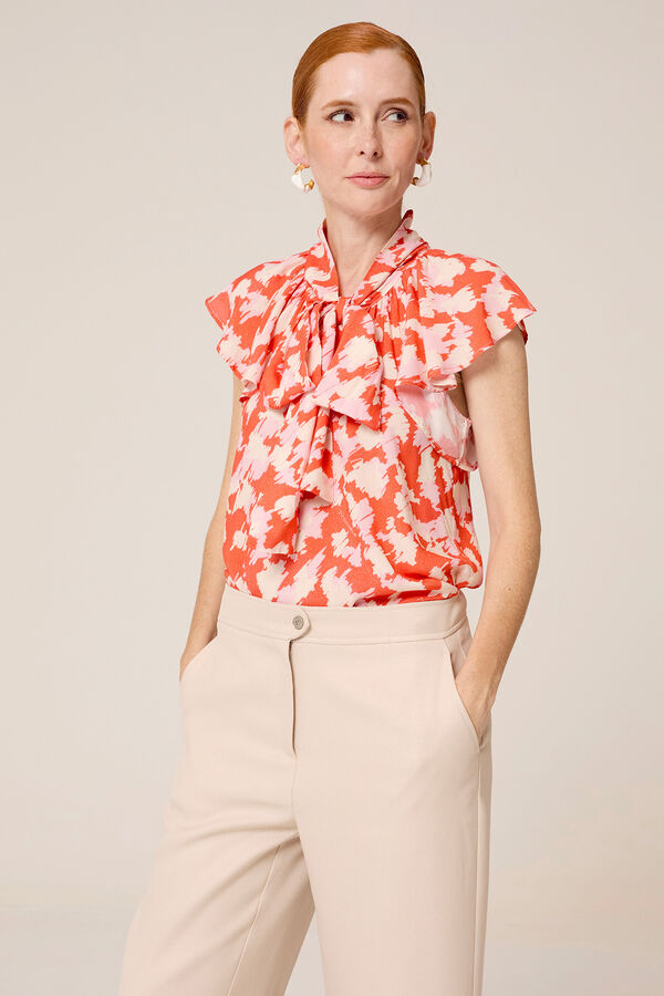 Dolores Promesas Blusa Zia Fucsia