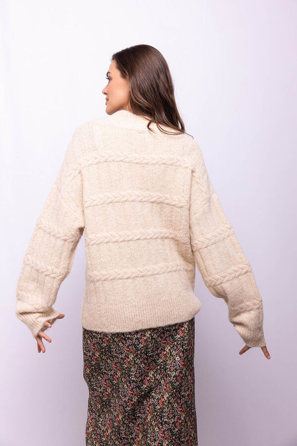 Object Camisola de oitos Tostado