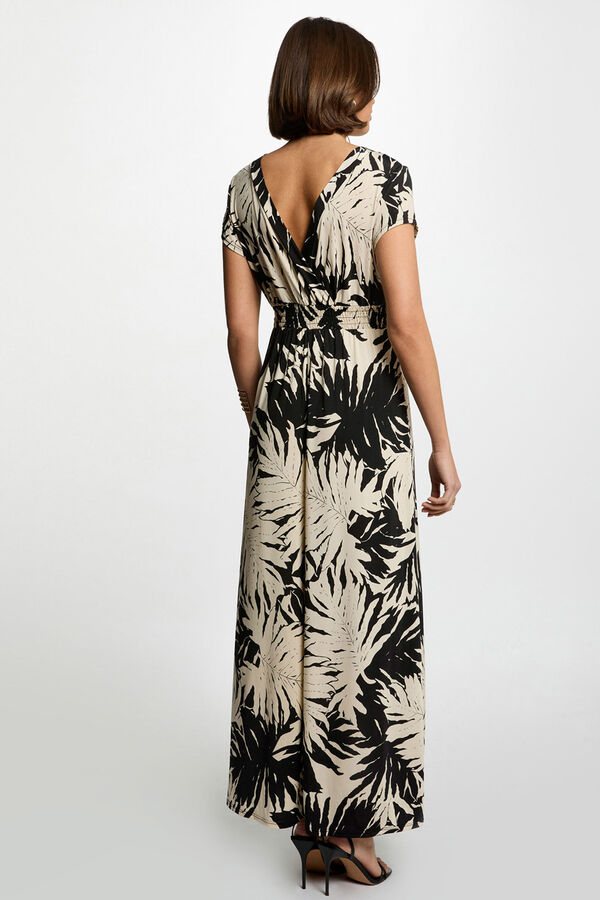 Morgan Vestido comprido reto estampado Multicolorido