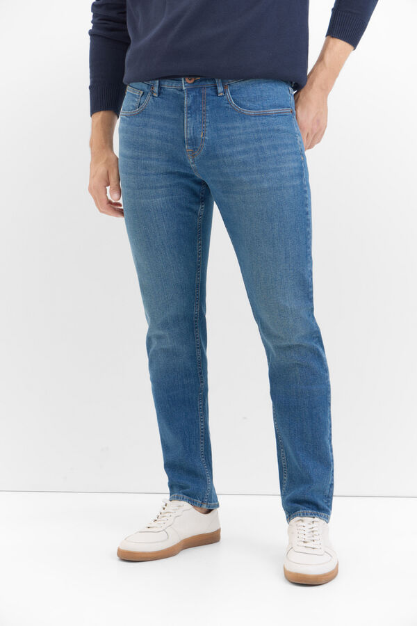 Cortefiel Pantal&oacute;n vaquero slim fit Azul